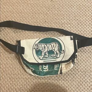 Eco-Friendly Tiger Print Crossbody Bag